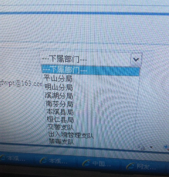 　　　本溪市公安公共服务平台“下属部门”一栏，并未有叫“水洞公安局”的机构。