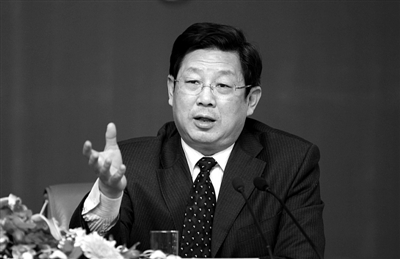 人社部副部长胡晓义。资料图/新京报记者 韩萌 摄