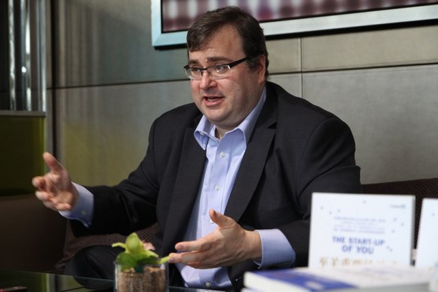 专访LinkedIn CEO霍夫曼:在中国已有300万用户