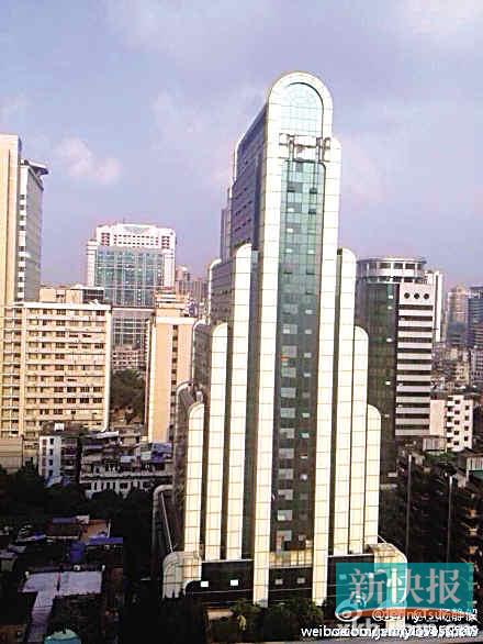 ■起火前的建业大厦。(资料图)