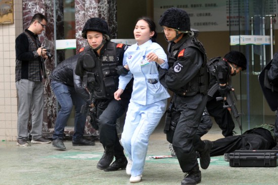 四川演练“医患”纠纷群体事件