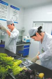 建成后的食品药品检验中心也具有食品快速检测室功能